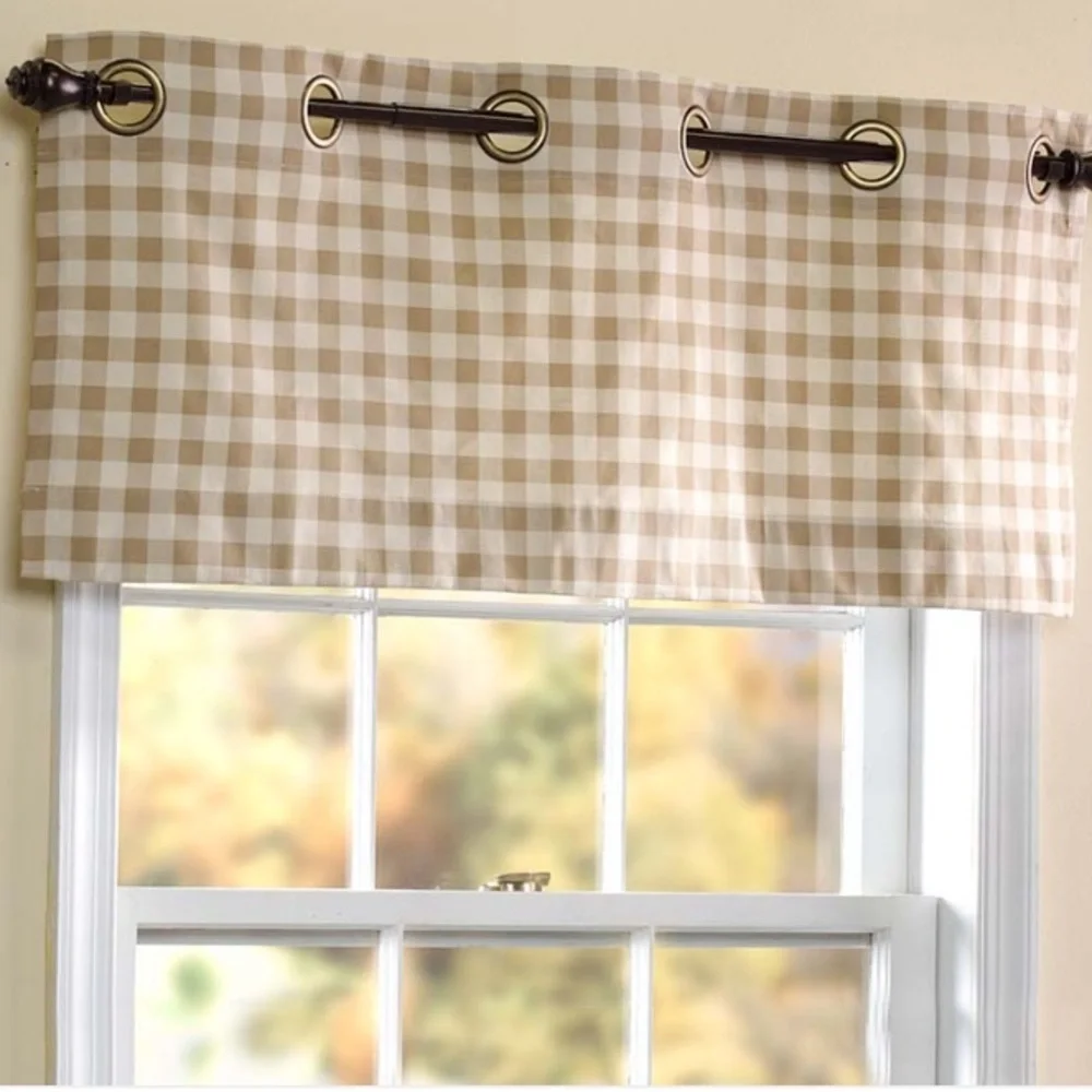 Thermalogic™ Check Grommet-Top Valance, 40